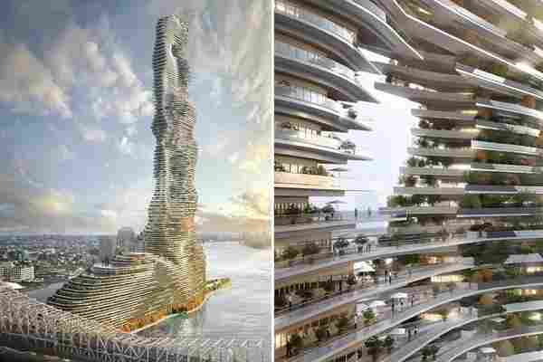 This sky-high tower is actually a liveable carbon sink designed for future sustainable cities!